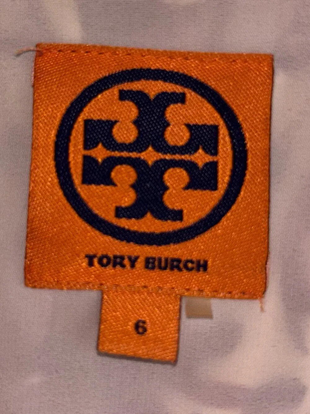Tory Burch Purple Floral Sleeveless Tie Neck Bow Blouse Size 6